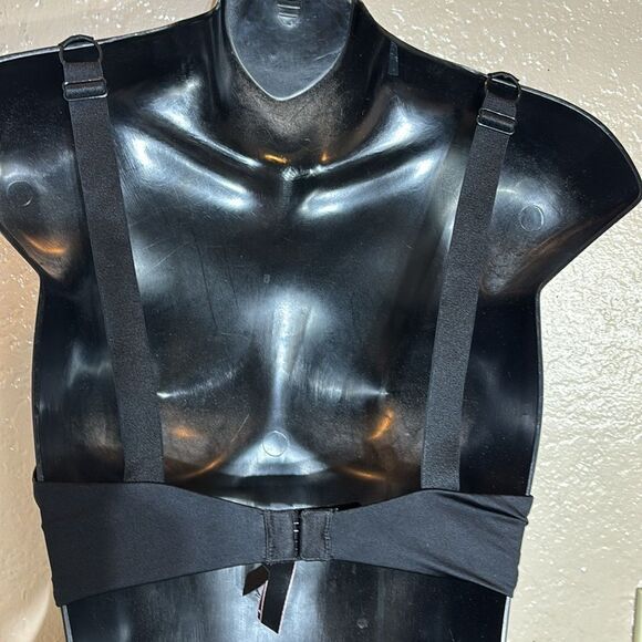 Victoria’s Secret bombshell plunge 32C bling strap logo black push up add 2 cups - Picture 4 of 6